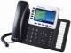 grandstream GXP-2160 Systemtelefon,VoIP Bluetooth, Headsetanschluss Farbdisplay Schwarz, Silber