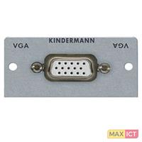 Kindermann - VGA (HD15) kabel+plug module-50 x 50 mm