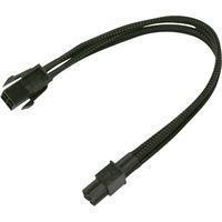 NANOXIA Wischmopp Kabel Nanoxia P4 Verlängerung, 30 cm, Single, schwarz