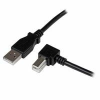StarTech.com 1 m USB 2.0 A naar rechtshoekige B-kabel M/M
