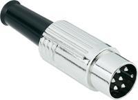 BKL Electronic - 0208024 DIN-connector Stekker, recht Aantal polen: 6 Zilver 1 stuks
