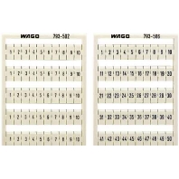 Wago 209-509 (5 Stück) - Label for terminal block 5mm white 209-509