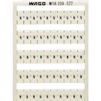 Wago 209-545 (5 Stück) - Label for terminal block 5mm white 209-545