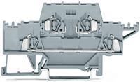 WAGO 280-528 Doorgangsklem 2-etages 5 mm Spanveer Toewijzing: L Grijs 50 stuk(s)