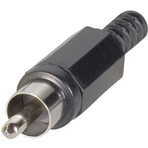 bklelectronic BKL Electronic 072138/T Cinch-connector Stekker, recht Aantal polen: 2 Rood 1 stuk(s)