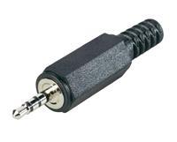 BKL Electronic - 1107020 Jackplug 2.5 mm Stekker, recht Aantal polen: 4 Stereo Zwart 1 stuks