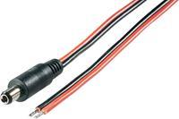 bklelectronic BKL Electronic Laagspannings-aansluitkabel Laagspanningsstekker - Open kabeleinde 5.5 mm 2.5 mm 2.00 m 1 stuk(s)