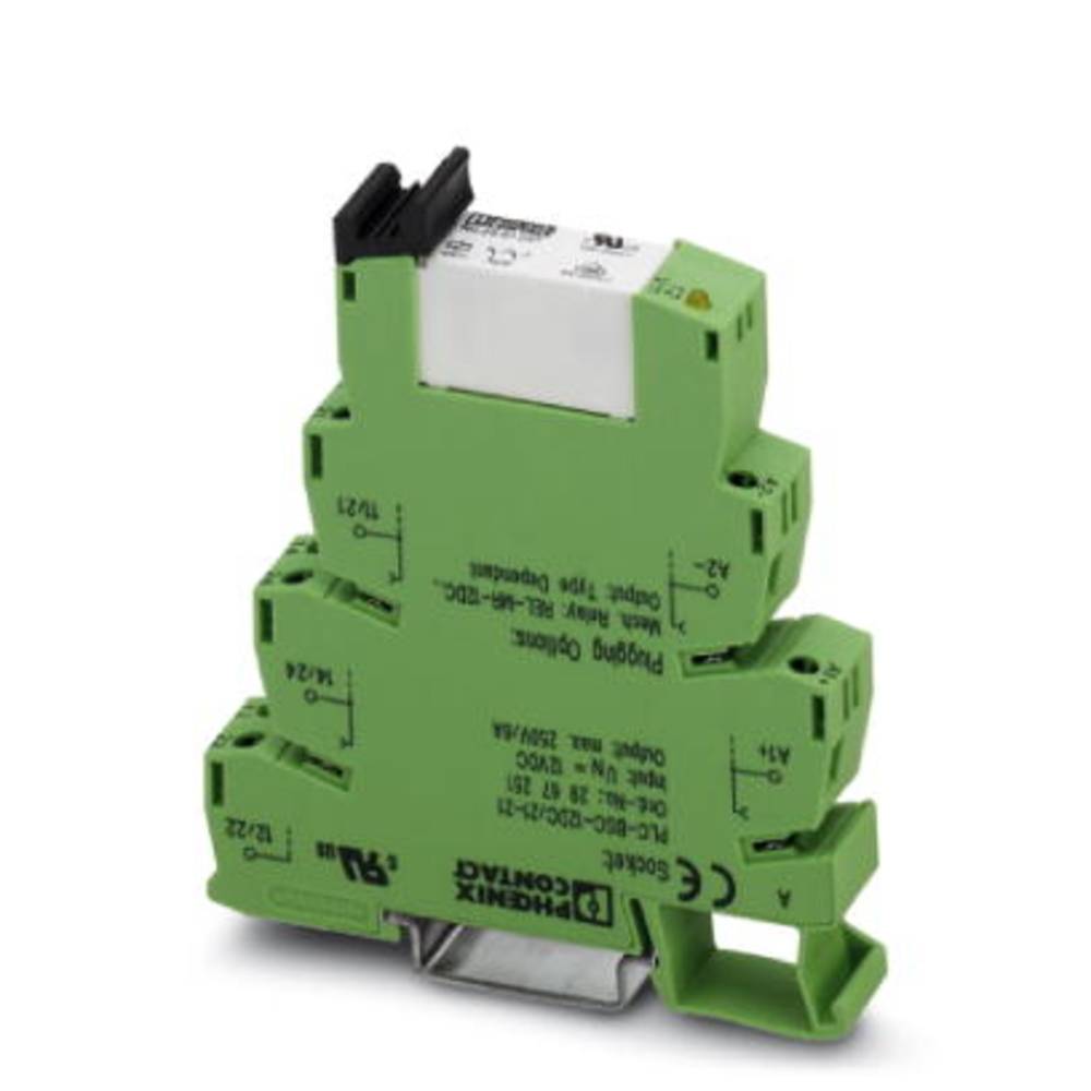 phoenixcontact Phoenix Contact PLC-RPT- 24DC/21-21AU Interfacerelais 24 V/DC 50 mA 2x wisselcontact 10 stuk(s)