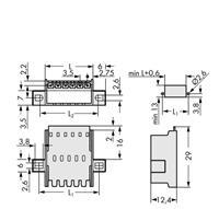 WAGO 2091-1632/024-000 Male header, inbouw (standaard) 2091 Totaal aantal polen: 2 Rastermaat: 3.50 mm 100 stuk(s)