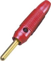 BKL Electronic 072149/G Bananenstecker Stecker, gerade Stift-Ø: 4mm Rot 1St. S19411