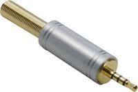 BKL Electronic - 1103086 Jackplug 2.5 mm Stekker, recht Aantal polen: 4 Stereo Goud 1 stuks