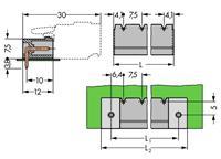 WAGO 231-835/001-000 Male behuizing-board 231 Totaal aantal polen 5 Rastermaat: 7.50 mm 100 stuk(s)