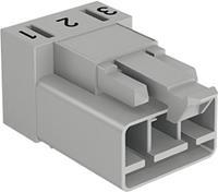 WAGO 890-854/011-000 Netstekker WINSTA MINI Stekker, inbouw horizontaal Totaal aantal polen: 4 16 A Grijs 100 stuk(s)