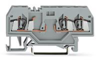 WAGO 280-610 Basisklem 5 mm Spanveer Toewijzing: L Grijs 100 stuk(s)