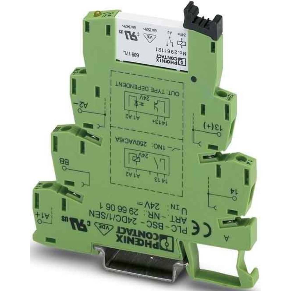 phoenixcontact Phoenix Contact PLC-RSC- 24DC/ 1/SEN Interfacerelais 24 V/DC 6 A 1x NO 10 stuk(s)