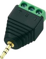 Trucomponents Jackplug 2.5 mm Stekker, recht TRU COMPONENTS LT-PJ-2.5 Stereo Aantal polen: 3