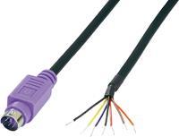 BKL Electronic - 204097 Miniatuur DIN-connector Stekker, recht Aantal polen: 6 Violet 1 stuks