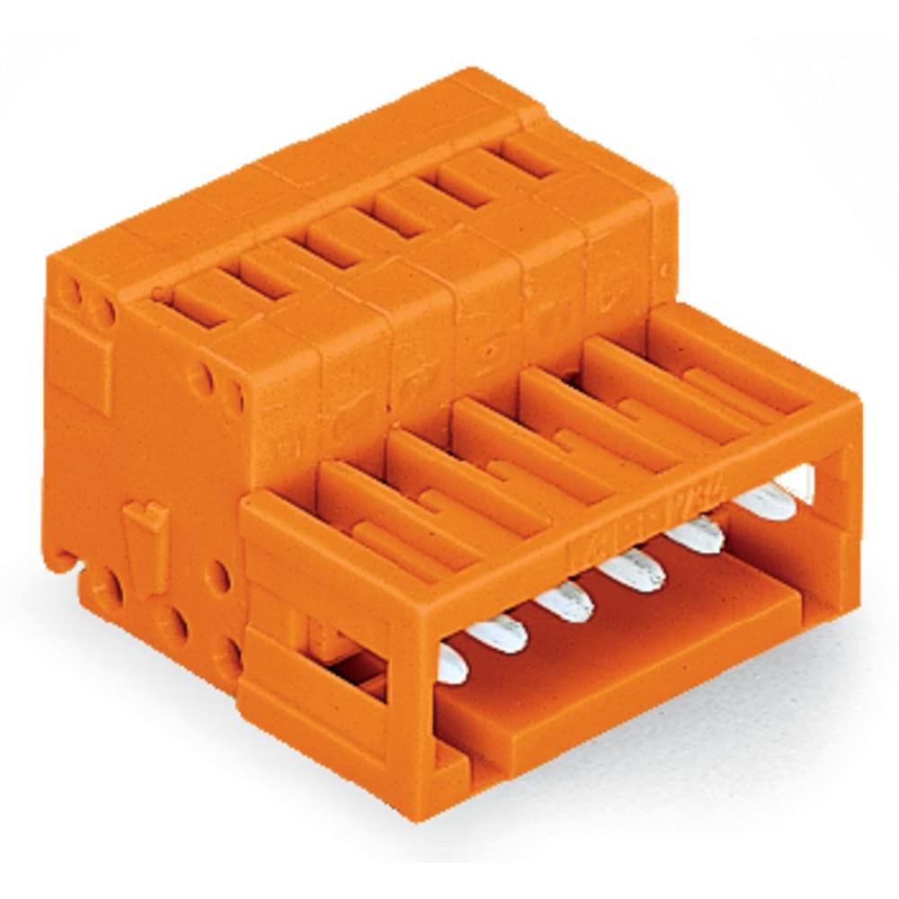WAGO Stiftleiste (Standard) 2140 Polzahl Gesamt 3 Rastermaß: 3.81mm 734-333 200St.