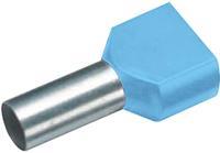 Vogt AG Verbindungstechnik 470208D Dubbele adereindhuls 0.75 mm² 8 mm Deels geïsoleerd Blauw 100 stuks