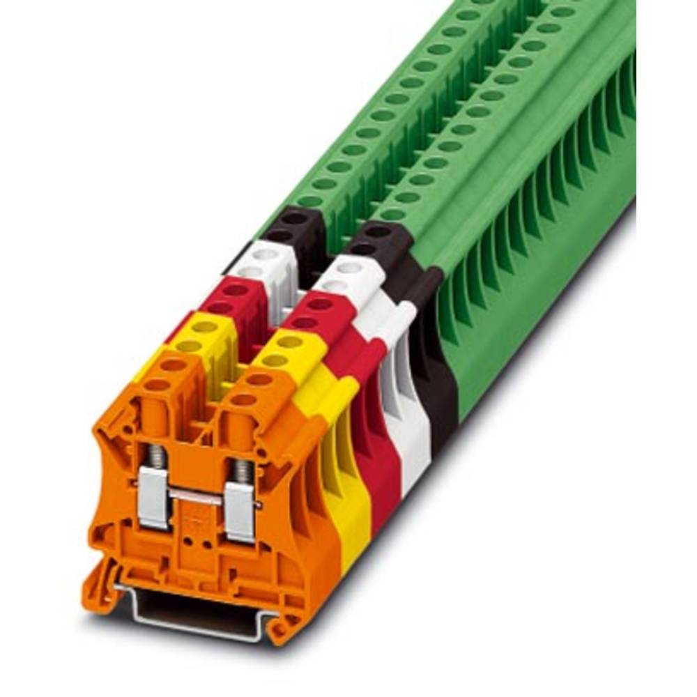 phoenixcontact Phoenix Contact UT 6 GN 3045211 Doorgangsserieklem Aantal polen: 2 0.2 mm² 10 mm² Groen 50 stuk(s)