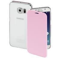 Booklet Clear voor Samsung Galaxy S6, roze - 