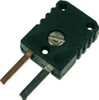 B+B Thermo-Techniek - 0220 0006 Miniatuuraansluitstekker voor thermo-elementen 0.5 mm² Zwart 1 stuks
