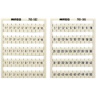 Wago 209-508 - Label for terminal block 5mm white 209-508