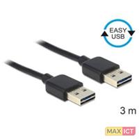 Delock EASY-USB 2.0 Typ-A m. > USB 2.0 Typ-A m. 3m