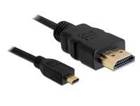 High Speed hdmi mit Ethernet a/d (Micro-HDMI) St./St. 1m (82661) - Delock