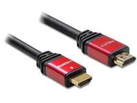 Kabel HDMI A-A St/St High Speed HDMI 3, 0 m Rot Premium DL - Delock