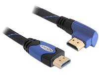 DeLOCK Premium HDMI kabel - 90° haaks naar links - versie 1.4 (4K 30Hz) - 3 meter