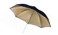 Paraplu goud/zilver 110cm wisselbaar