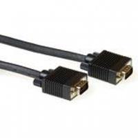 ACT 50 cm High Performance VGA kabel male-male zwart