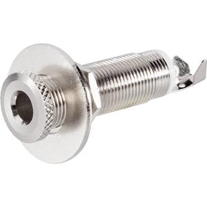 bklelectronic BKL Electronic 1109029 Jackplug 6,35 mm Bus, inbouw horizontaal Aantal polen: 3 Stereo Zilver 1 stuk(s)