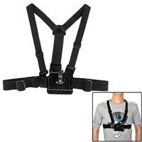 GoPro borstband geschikt voor GoPro Hero 5 / 4 / 3+ / 3 / 2 / 1 (zwart)
