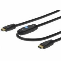 Digitus HDMI Anschlusskabel [1x HDMI-Stecker - 1x HDMI-Stecker] 15.00m Schwarz
