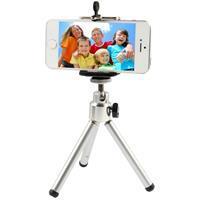 gopro portable 360 graden draaiend tripod voor camera or mobiele telefoon(zilver)