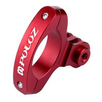 PULUZ Bicycle Aluminum Handlebar Adapter Mount voor GoPro HERO5 /4 /3+ /3 /2 /1, Xiaoyi etc. Sport Cameras(rood)