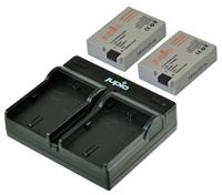 jupio Kit met 2x Battery LP-E8 1120mAh + USB Dual Charger