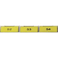 hellermanntyton TAG121LA4-1102-YE Kabel-Etikett Helatag 20 x 8mm Farbe Beschriftungsfeld: