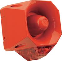 ComPro Asserta AV Combi-signaalgever Rood Flitslicht, Continu geluid 24 V/DC 120 dB