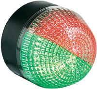 Auer Signalgeräte IDM Signaallamp LED Rood, Groen Continu licht 230 V/AC