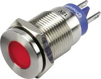 Conradcomponents Conrad Components GQ16F-D/R/12V/N LED-signaallamp Rood 12 V 15 mA