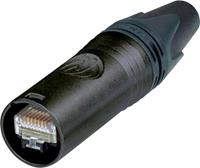 Neutrik NE8MX6-B etherCON CAT6a cable connector male, black