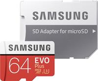 Samsung EVO+ Micro SDHC 64GB Class 10 + adapter (MB-MC64GA)