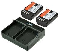 jupio Kit met 2x Battery DMW-BLF19E 1860mAh + USB Dual Charger