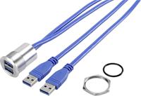 trucomponents USB A inbouwbus 3.0 USB-22 2x USB 3.0-bus A naar 2x USB 3.0-stekker A 92007P89 TRU COMPONENTS 1 stuk(s)