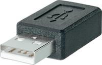 BKL Electronic - 10120276 USB-adapter USB-stekker type A naar mini-USB-koppeling type B, 5-polig 1 stuks