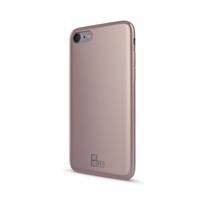 BeHello - iPhone 7 Hoesje - Zachte Back Case Soft Touch Gel Roze goud