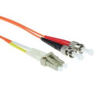 ACT LC-ST 62,5/125um OM1 Duplex fiber optic patchkabel 1 m